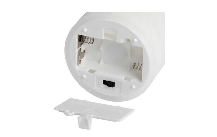 Hill Interiors Luxe Collection 3.5x9 White Flickering Flame LED Wax Candle Set Of 3 Hill Interiors Luxe Collection 3.5x9 White Flickering Flame LED Wax Candle Set Of 3