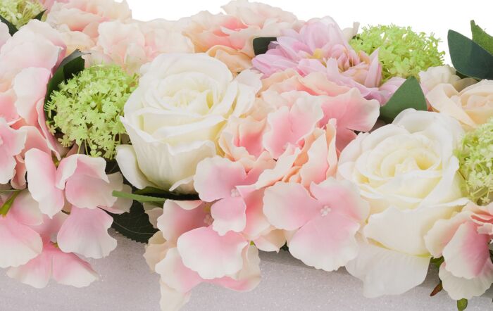 Hill Interiors Pink Dahlia Table Runner Hill Interiors Pink Dahlia Table Runner