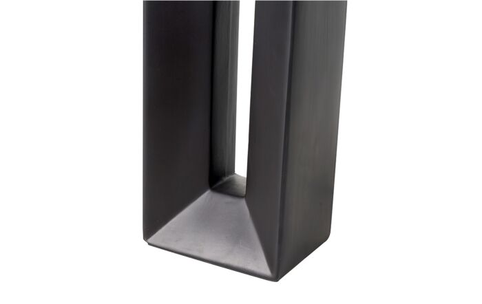 Pacific Lifestyle Block Black Ceramic Tall Table Lamp