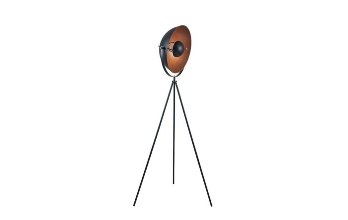 Pacific Lifestyle Sona Black and Copper Diffused Tripod Floor Lamp Pacific Lifestyle Sona Black and Copper Diffused Tripod Floor Lamp