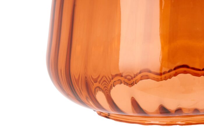 Pacific Lifestyle Porto Orange Optic Glass Tapered Pendant Pacific Lifestyle Porto Orange Optic Glass Tapered Pendant