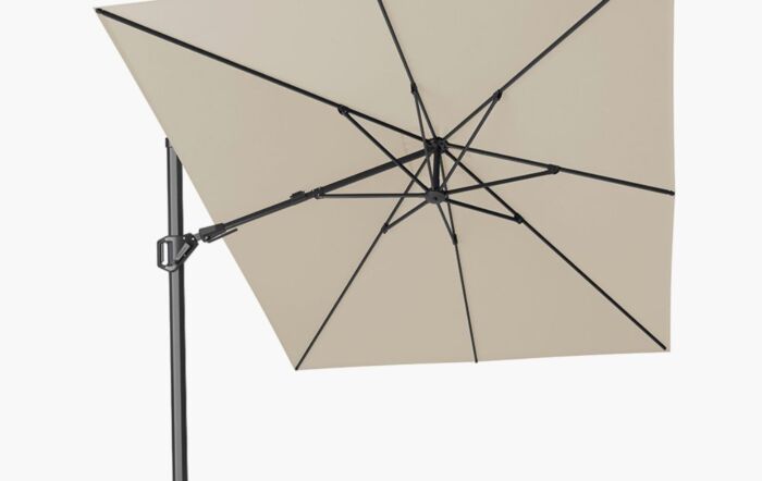Pacific Lifestyle Challenger T2 3.5m x 2.6m Rectangular Premium Champagne Cantilever Parasol