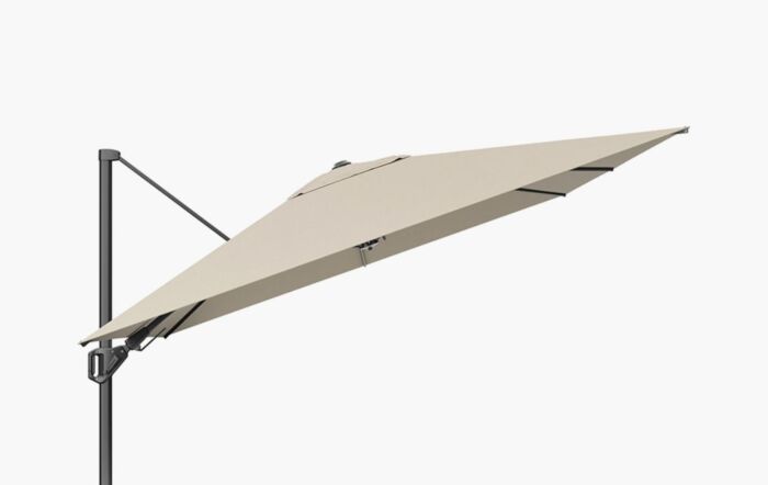 Pacific Lifestyle Challenger T2 3.5m x 2.6m Rectangular Premium Champagne Cantilever Parasol