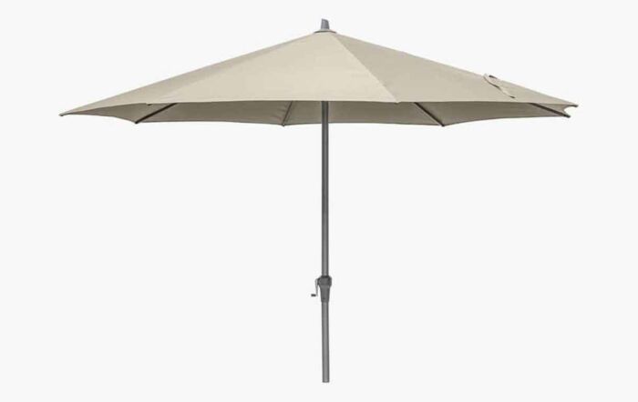 Pacific Lifestyle Riva 3.5m Round Parasol with Base - Champagne  Pacific Lifestyle Riva 3.5m Round Parasol with Base - Champagne