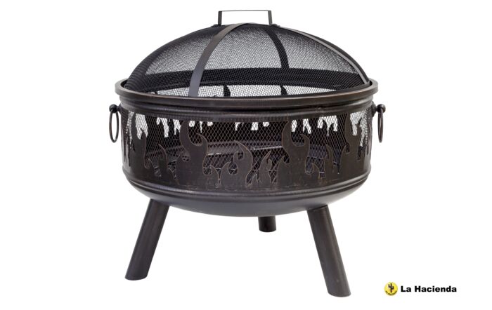 La Hacienda Wildfire Firebowl with Grill 
