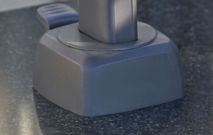 Pacific Lifestyle Challenger T2 Premium 2.6 x 3.5 Anthracite/Faded Black Parasol With Ancona 90kg Base And 30kg Add On Weight