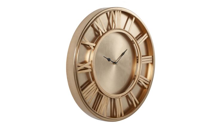 Pacific Lifestyle Antique Brass Round Wall Clock Pacific Lifestyle Antique Brass Round Wall Clock