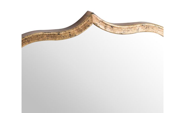 Hill Interiors Antique Bronze Curved Mirror Hill Interiors Antique Bronze Curved Mirror