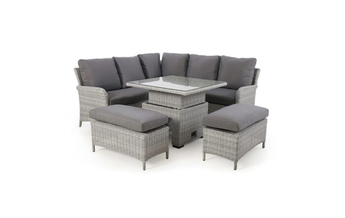 Maze Ascot Corner Adjustable Dining Set Maze Ascot Corner Adjustable Dining Set