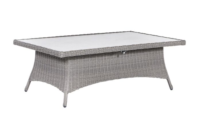 Pacific Lifestyle Barbados Corner Set Long Right with Ceramic Top - Slate Grey