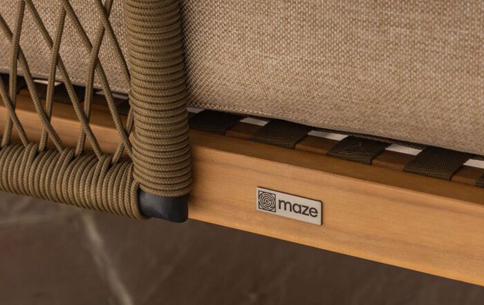 Maze Bali Double Sunlounger Set With Side Table Maze Bali Double Sunlounger Set With Side Table