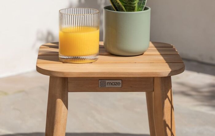 Maze Bali Double Sunlounger Set With Side Table Maze Bali Double Sunlounger Set With Side Table