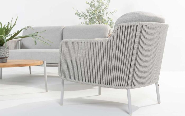 4 Seasons Outdoor Bernini Lounge Set with Two Side Tables and Footstool 4 Seasons Outdoor Bernini Lounge Set with Two Side Tables and Footstool