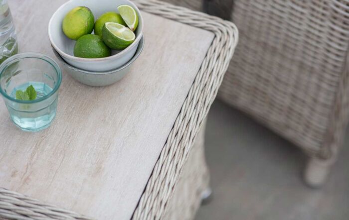 Bramblecrest Chedworth Deluxe Recliner Set with Footstools & Side Table - Sandstone