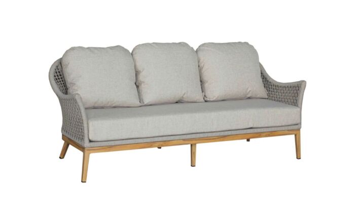 Bramblecrest Oslo Three Seat Sofa Set with Adjustable Table - Truffle Bramblecrest Oslo Three Seat Sofa Set with Adjustable Table - Truffle