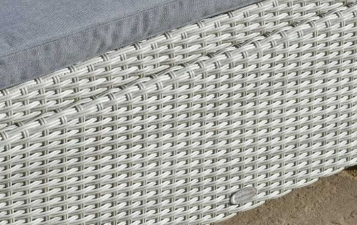 Bramblecrest Tetbury Mini Garden Corner Sofa Set with Mini Adjustable Table - Cloud Grey Bramblecrest Tetbury Mini Garden Corner Sofa Set with Mini Adjustable Table - Cloud Grey