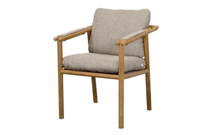 Cane-Line Sticks 6 Seat Teak Dining Set with Ceramic Top - Light Brown