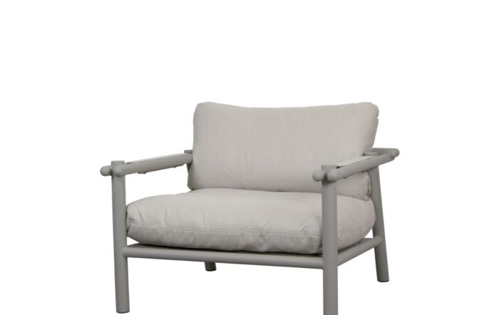 Cane-Line Sticks Taupe Aluminium Lounge Chair - Sand