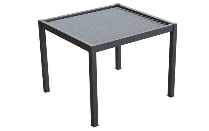 Celtic Leisure Saturn 3m x 3m Aluminium Pergola - Anthracite