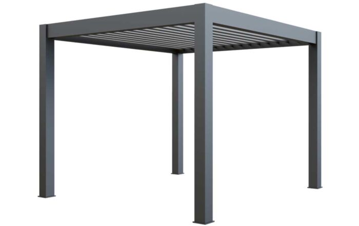 Celtic Leisure Saturn 3m x 3m Aluminium Pergola - Anthracite