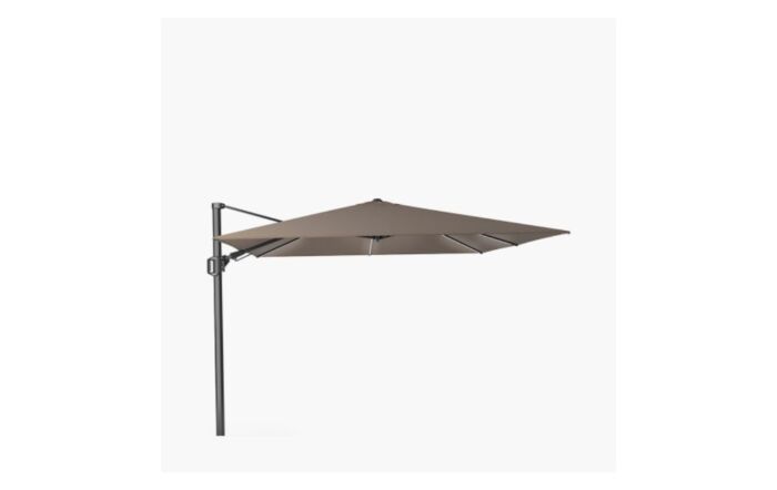 Pacific Lifestyle Challenger T2 X 3.5 X 2.6 Manhattan Grey Free Arm Parasol With 90kg Wheeled Base