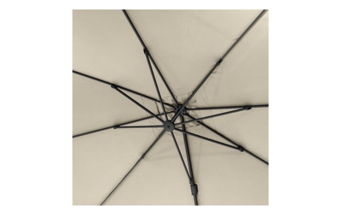 Pacific Lifestyle Challenger T2 3.5 x 2.6 mt Rectangular Champagne Free Arm Parasol With 90kg Wheeled Base