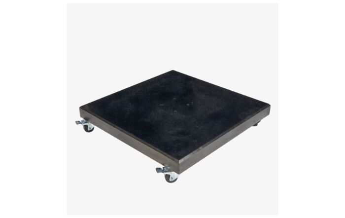 Pacific Lifestyle Challenger T2 3.5 x 2.6 mt Rectangular Champagne Free Arm Parasol With 90kg Wheeled Base