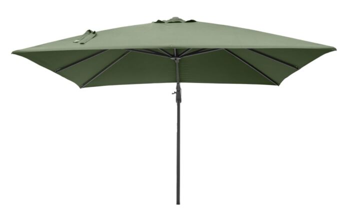 Pacific Lifestyle Challenger T2 3m Square Olive Free Arm Parasol With 90kg Wheeled Base Pacific Lifestyle Challenger T2 3m Square Olive Free Arm Parasol With 90kg Wheeled Base