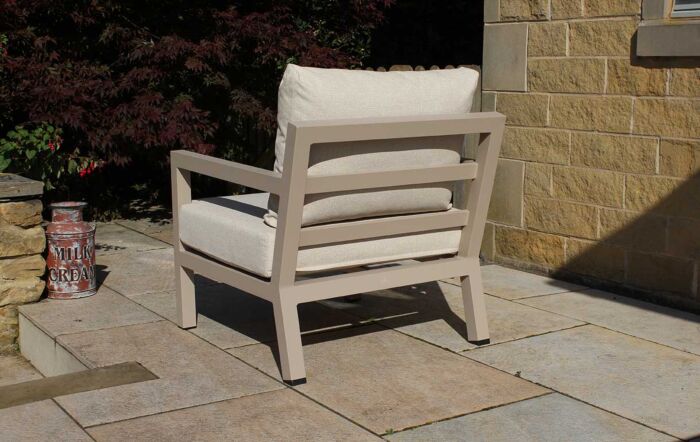 JB Furniture Exclusive Hartforth Two Seat Aluminium Sofa Set - Cream