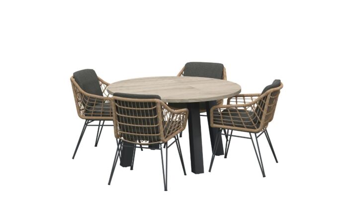 Four Seasons Outdoor 130cm Derby Dining Table