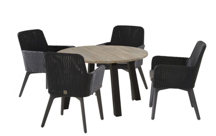 Four Seasons Outdoor 130cm Derby Dining Table