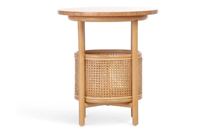 Aspen Light Oak Lamp Table