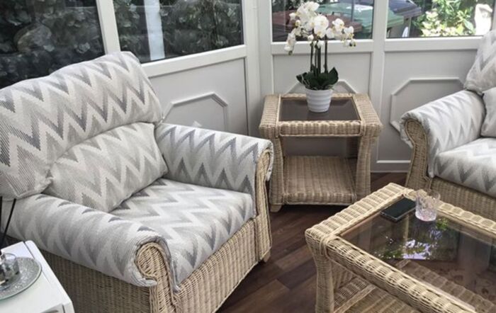 Desser Clifton Cane Armchair