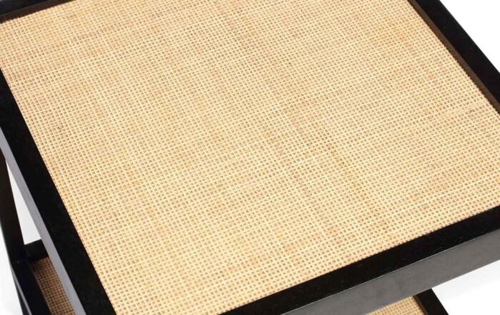 Desser Manhattan Black Mango Wood Side Table Desser Manhattan Black Mango Wood Side Table