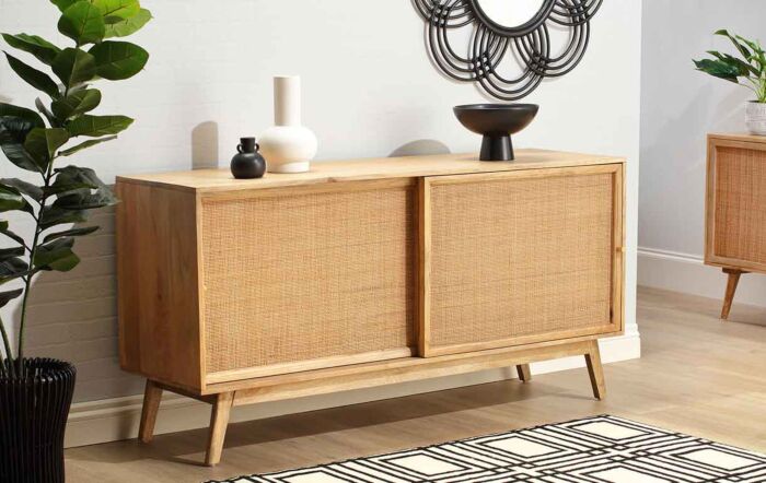 Desser Manhattan Sliding 2 Door Natural Sideboard