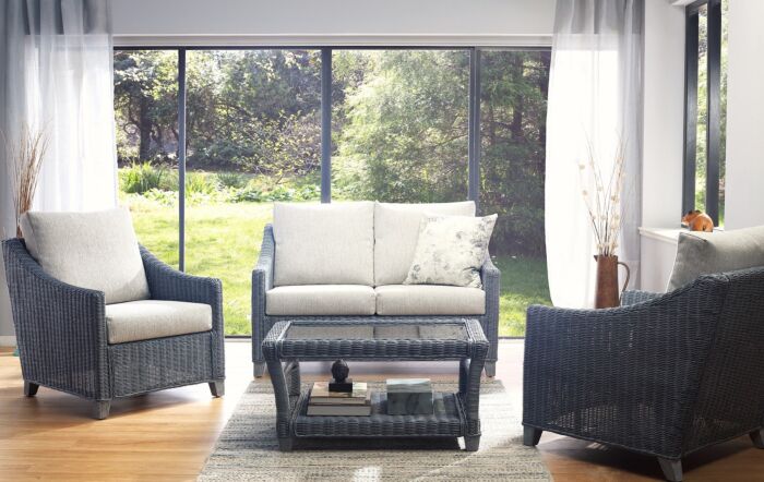 Desser Dijon Cane Rattan Range- Grey