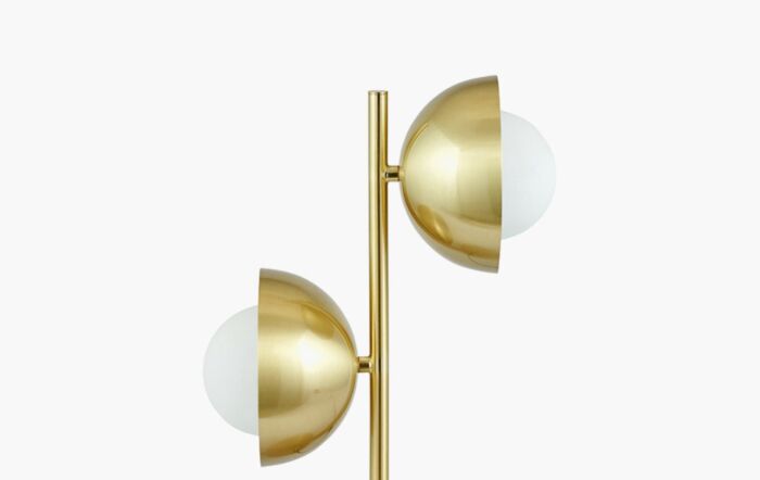 Pacific Lighting Estelle Brushed Brass Metal Table Lamp