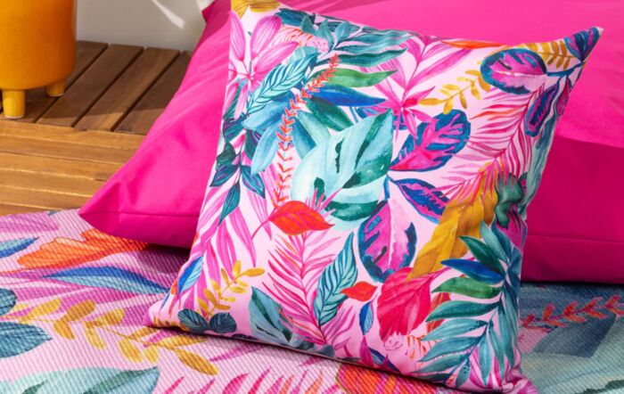 Furn. Psychedelic Jungle Outdoor Cushion