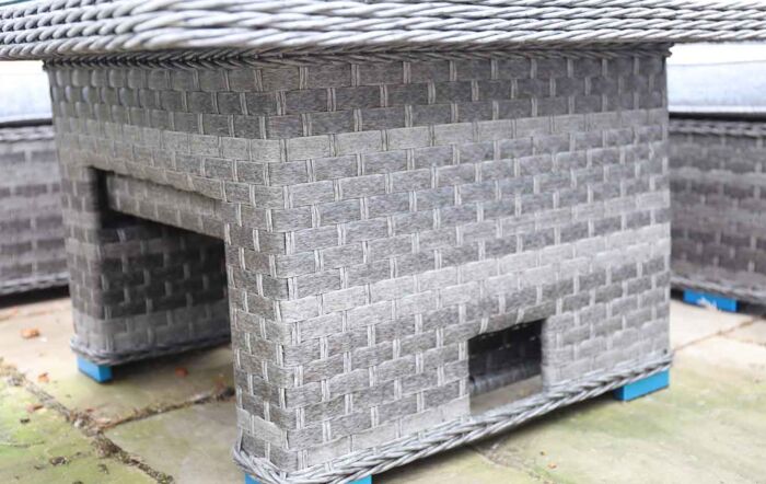 Garda Small Adjustable Casual Corner Dining Set