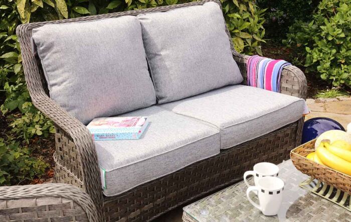 Garda 2 Seat Garden Sofa Set with Coffee Table