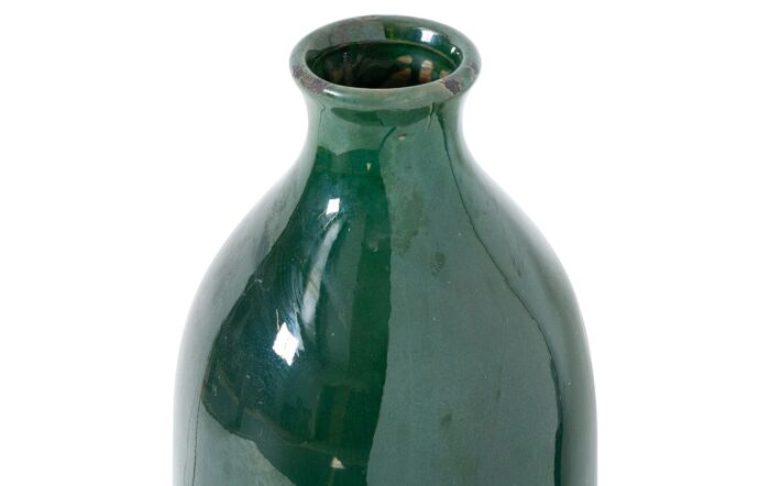 Hill Interiors  Garda Emerald Glazed Gisela Vase Hill Interiors  Garda Emerald Glazed Gisela Vase