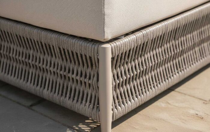 JB Furniture Exclusive Seychelles Corner Sofa with Firepit Table - Latte