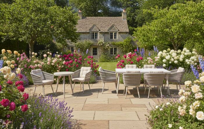 JB Furniture Exclusive Seychelles Outdoor Bistro Set - Latte