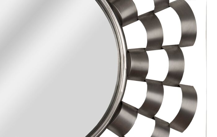 Hill Interiors Large Silver Evi Mirror Hill Interiors Large Silver Evi Mirror