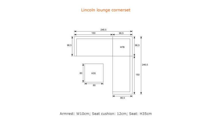 JB Exclusive Lincoln Garden Corner Sofa Set JB Exclusive Lincoln Garden Corner Sofa Set
