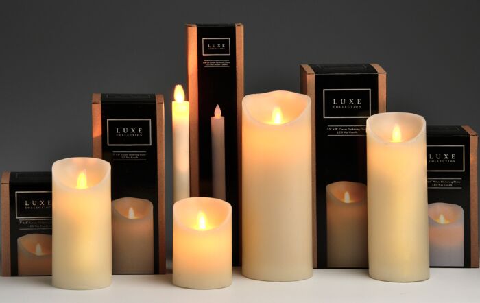 Hill Interiors Luxe Collection Natural Glow 3 6 Cream Flickering Flame Candle Set Of 4 Hill Interiors Luxe Collection Natural Glow 3 6 Cream Flickering Flame Candle Set Of 4