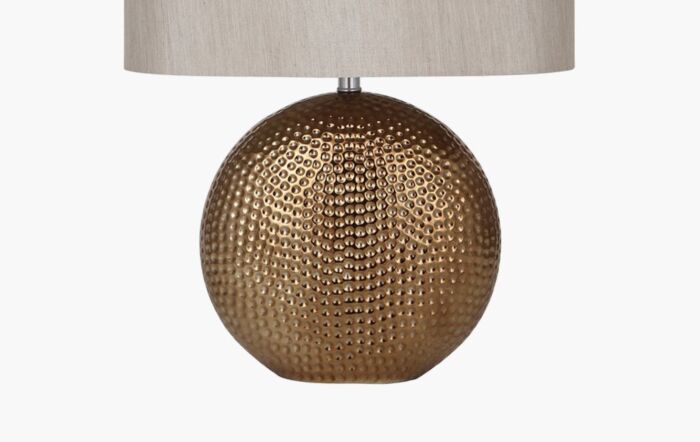 Pacific Lifestyle Mabel Bronze Textured Ceramic Table Lamp
