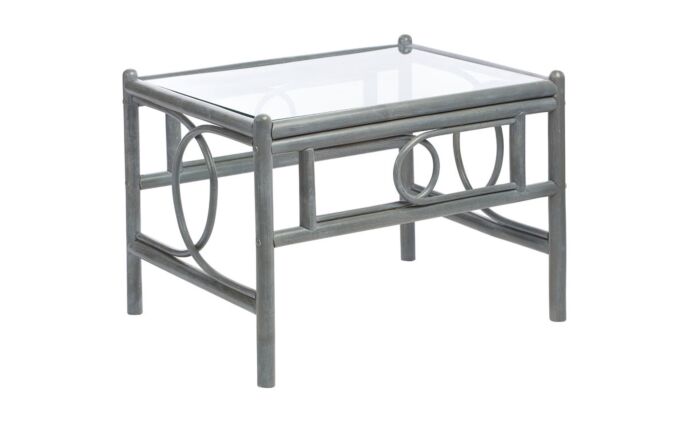 Desser Madrid Grey Cane Rattan Coffee Table Desser Madrid Grey Cane Rattan Coffee Table