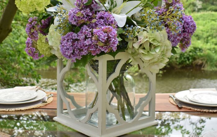 Hill Interiors Set Of 2 Wooden Lanterns With Marrakesh Patterns Hill Interiors Set Of 2 Wooden Lanterns With Marrakesh Patterns