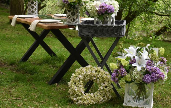 Hill Interiors Set Of 2 Wooden Lanterns With Marrakesh Patterns Hill Interiors Set Of 2 Wooden Lanterns With Marrakesh Patterns